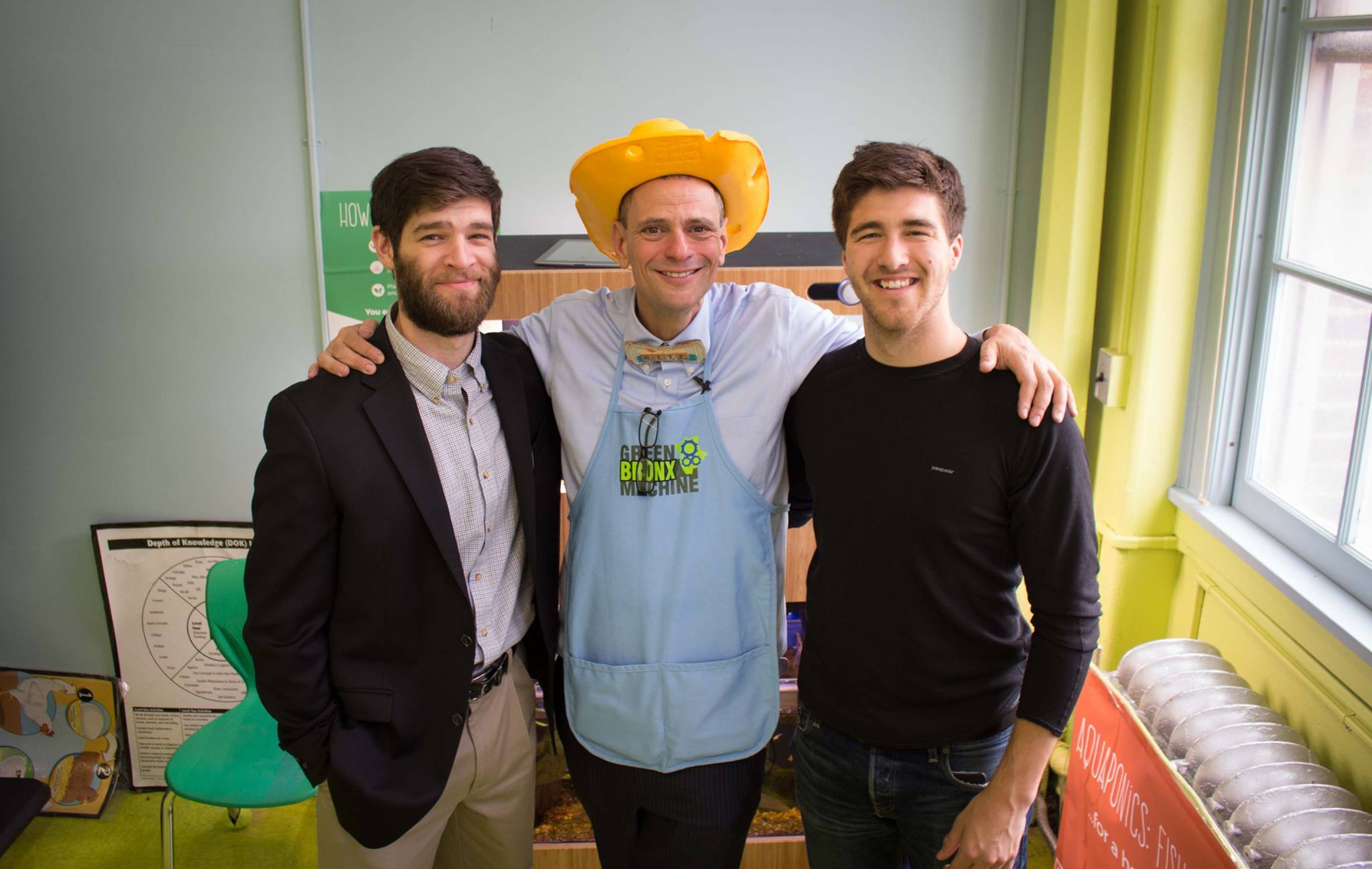 Me, Stephen, and Gabe at the grand opening of the National Health and Wellness Center at C.S. 55