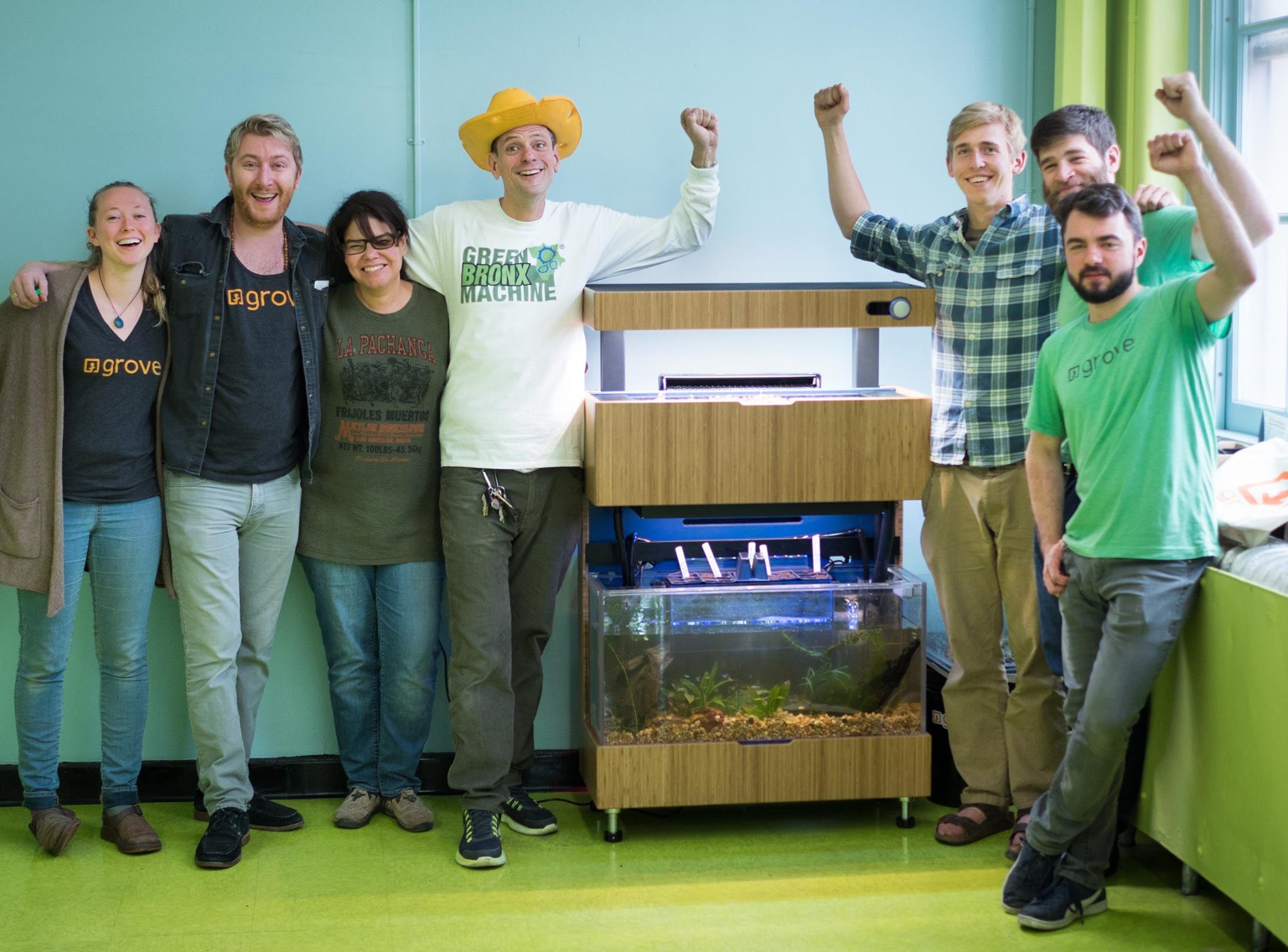 Celebrating the delivery of Ecosystem #1 with Stephen and Lizette Ritz