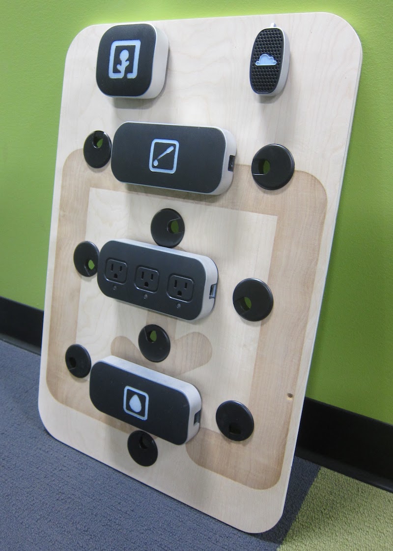Sensor hubs that Nick designed that Gabe and Jamie brought to an agriculture conference in Dubai. The most beautiful empty boxes you've ever seen.
