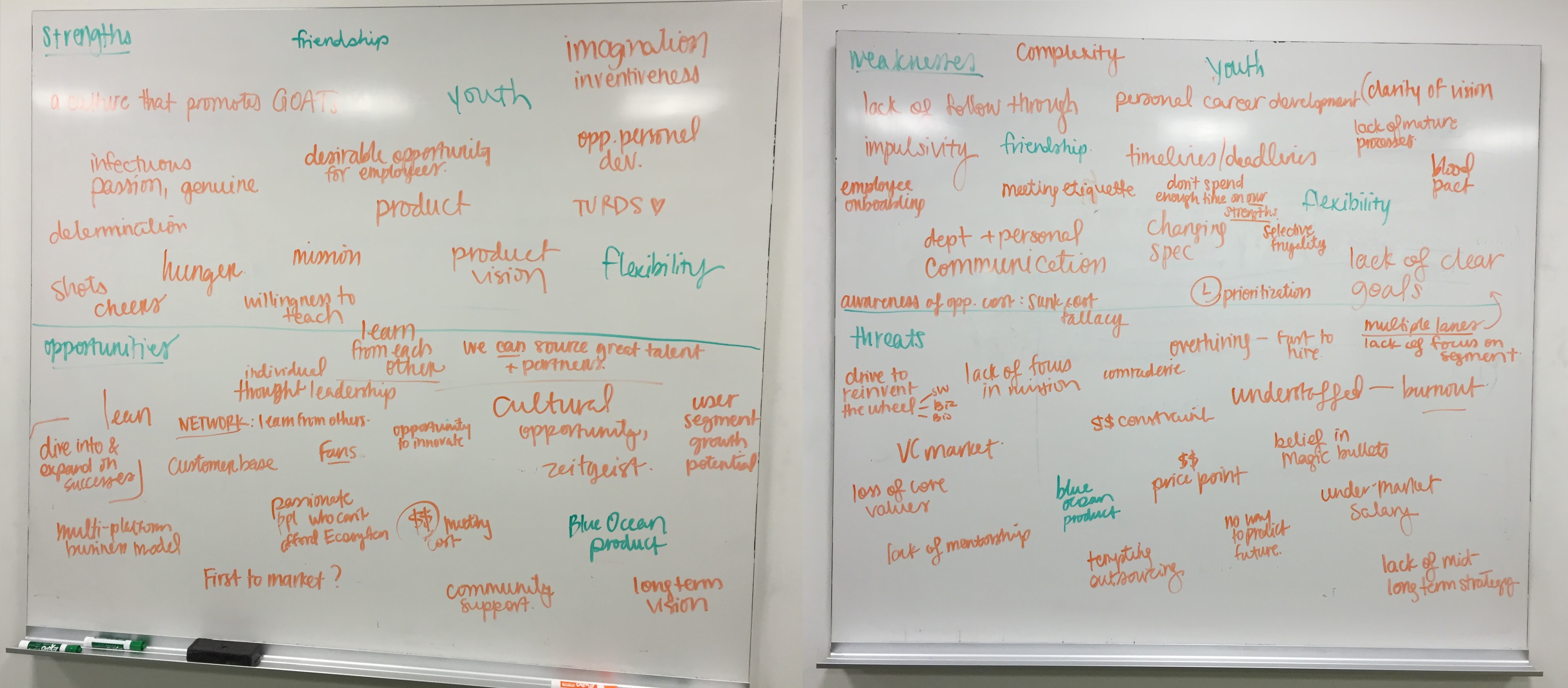 Our company SWOT analysis