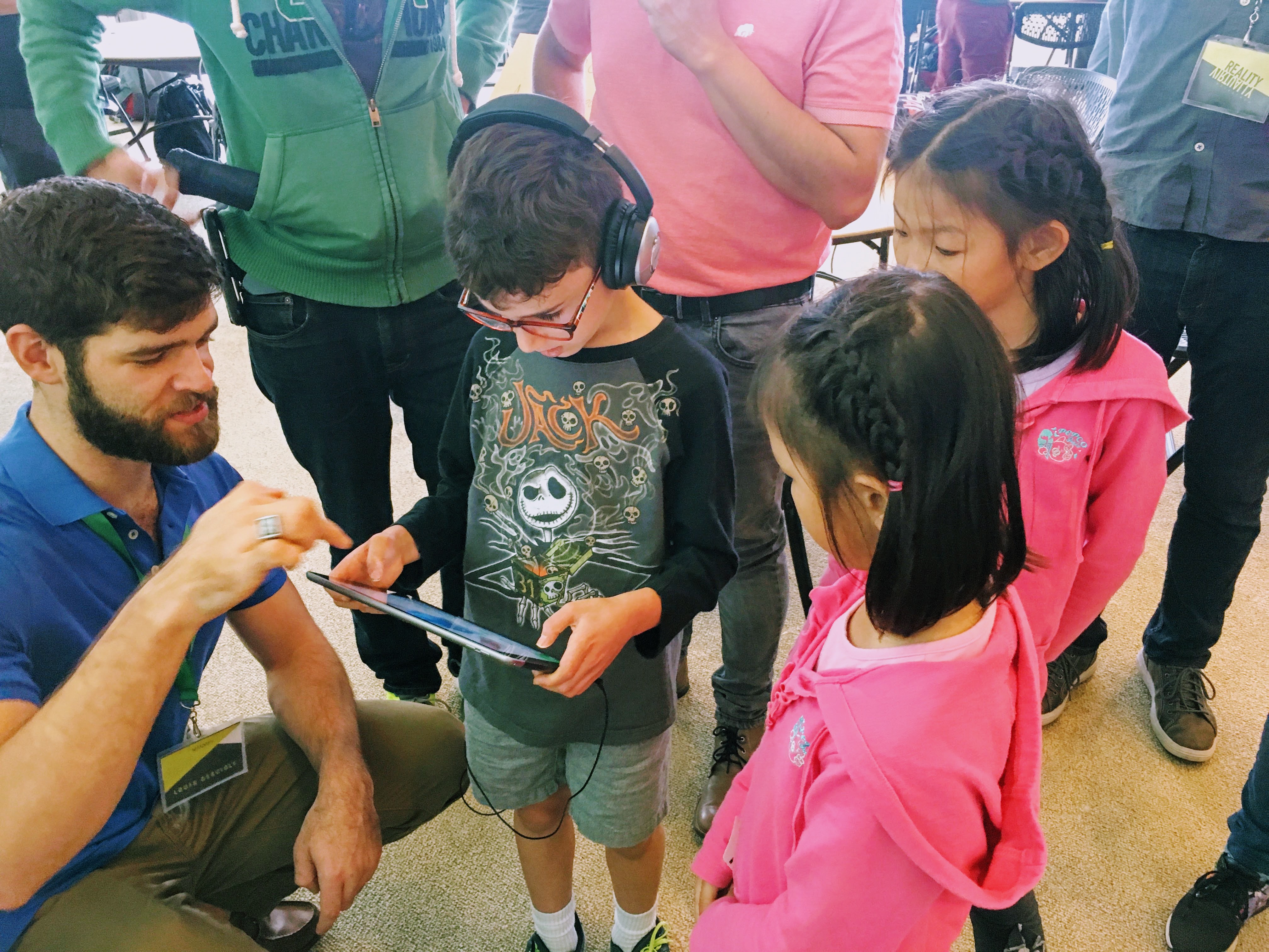 Sharing the app with kids and watching their delight at the public expo on Monday was a welcome reward for the weekend's hard work.